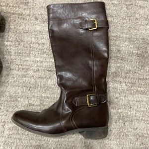 Nordstrom Girls Brown Leather Sz 2